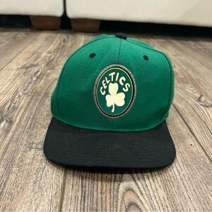 Green and Black Celtics Cap - Mitchell & Ness
